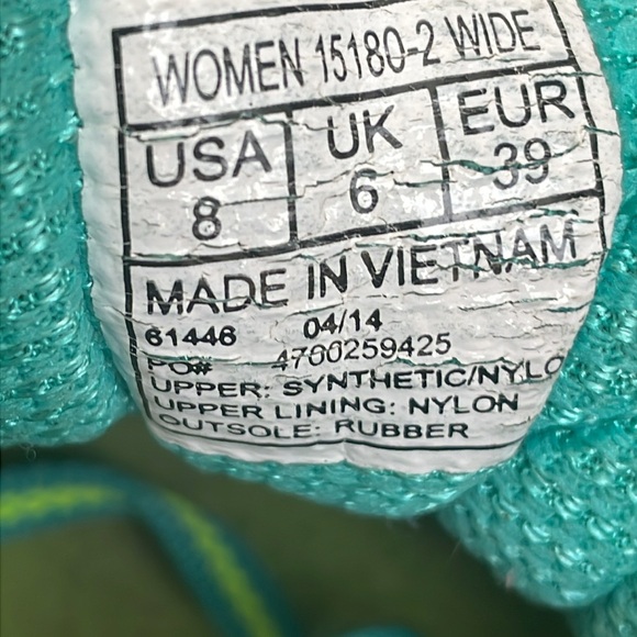 Saucony Women's Excursion TR7 Gray and Green Running Sneakers Size 8 - Picture 9 of 9